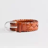 BRAIDED LEATHER BELT