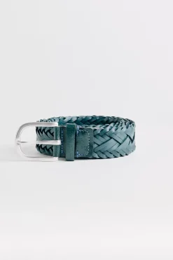 BRAIDED LEATHER BELT