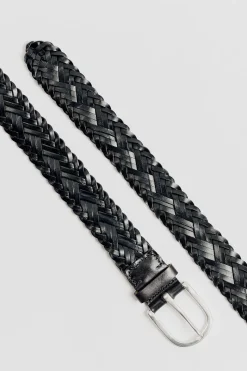BRAIDED LEATHER BELT