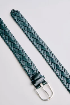 BRAIDED LEATHER BELT