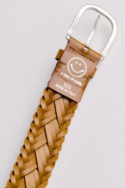 BRAIDED LEATHER BELT