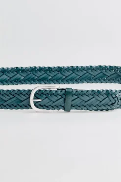 BRAIDED LEATHER BELT