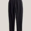 ELASTICATED WIDE TROUSERS