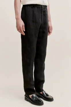 ELASTICATED WIDE TROUSERS