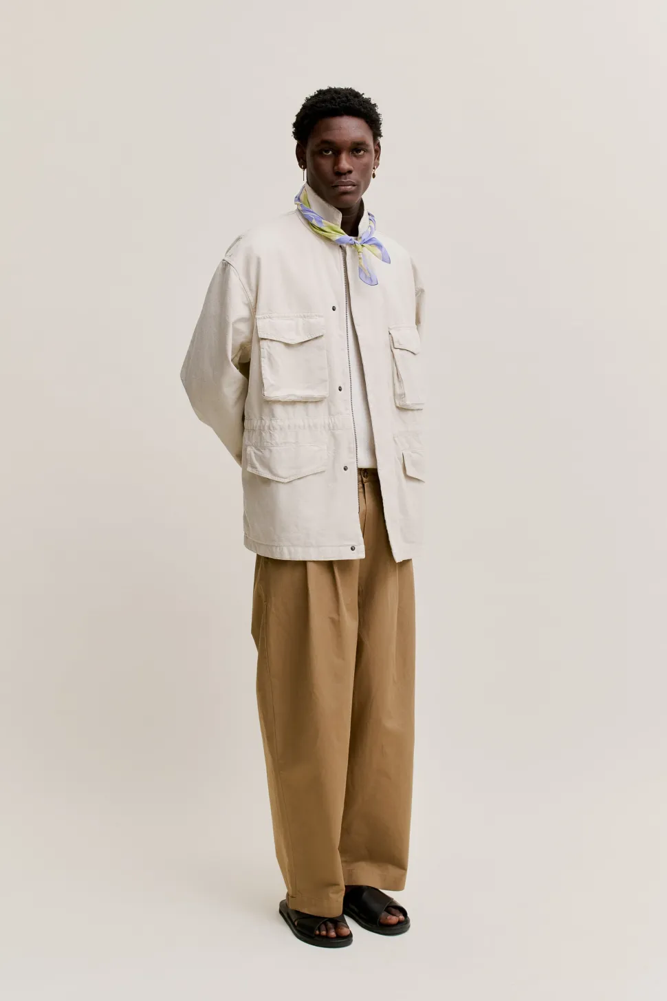 FLEXIBLE WIDE TROUSERS