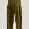 FOLDED WIDE TROUSERS