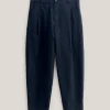 FOLDED WIDE TROUSERS