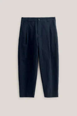 FOLDED WIDE TROUSERS
