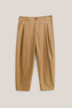 FOLDED WIDE TROUSERS