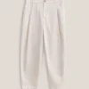 FOLDED WIDE TROUSERS