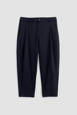 FOLDED WIDE TROUSERS