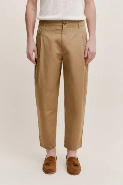 FOLDED WIDE TROUSERS