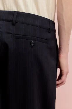 FOLDED WIDE TROUSERS