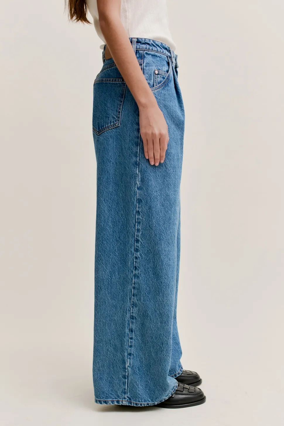 PADMA PLEATED DENIM