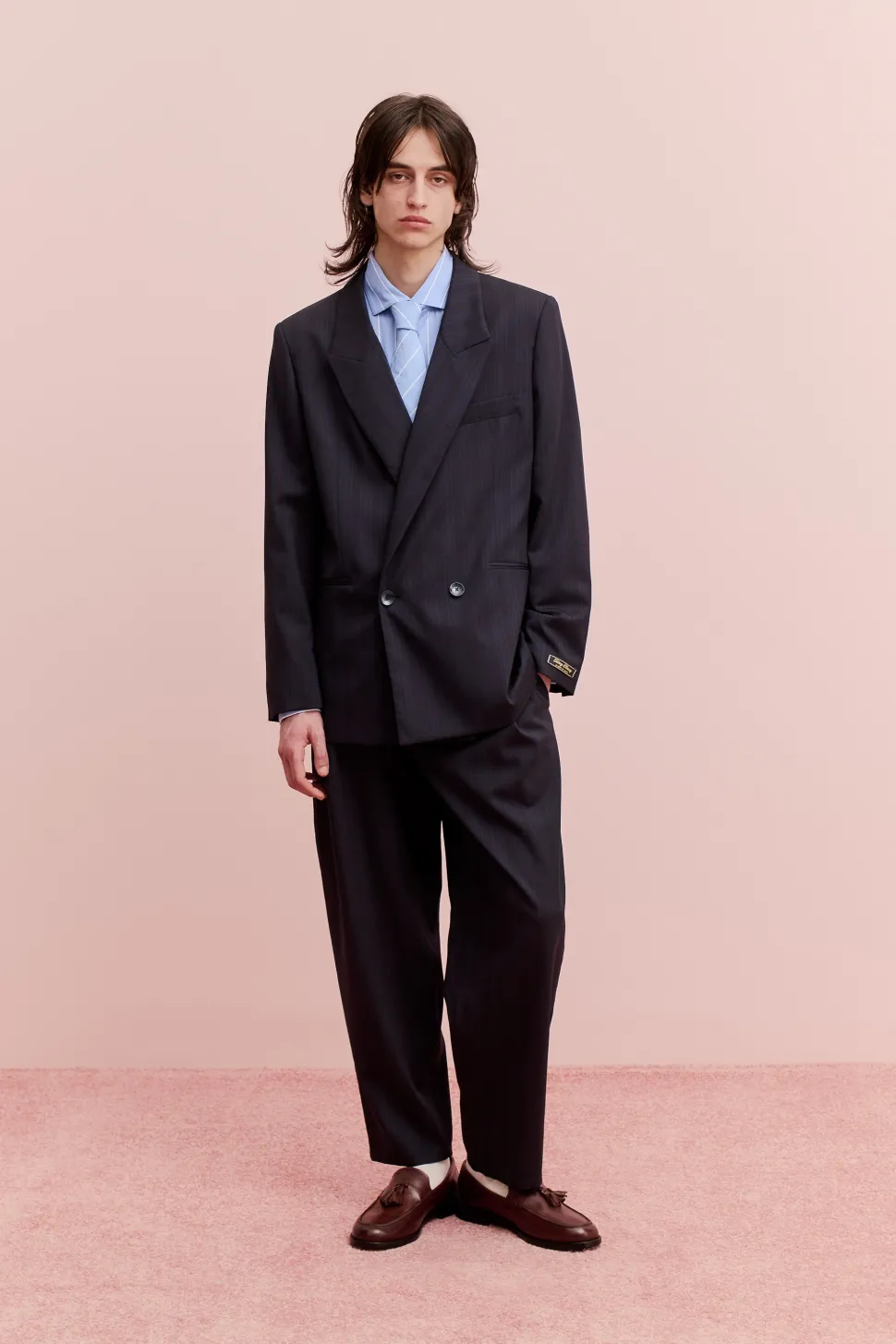 RELAXED DOUBLE BUTTONED BLAZER