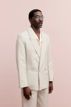 RELAXED DOUBLE BUTTONED BLAZER