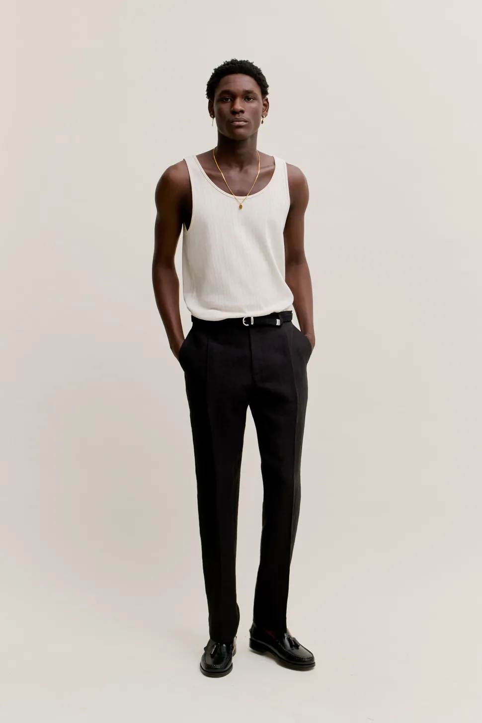 RELAXED TAILORED TROUSERS