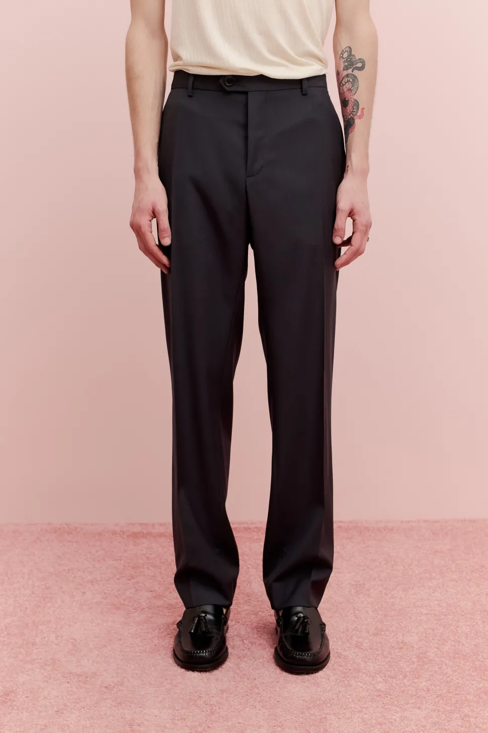 RELAXED TAILORED TROUSERS