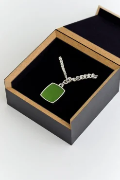 YIN YANG NECKLACE WITH STONE